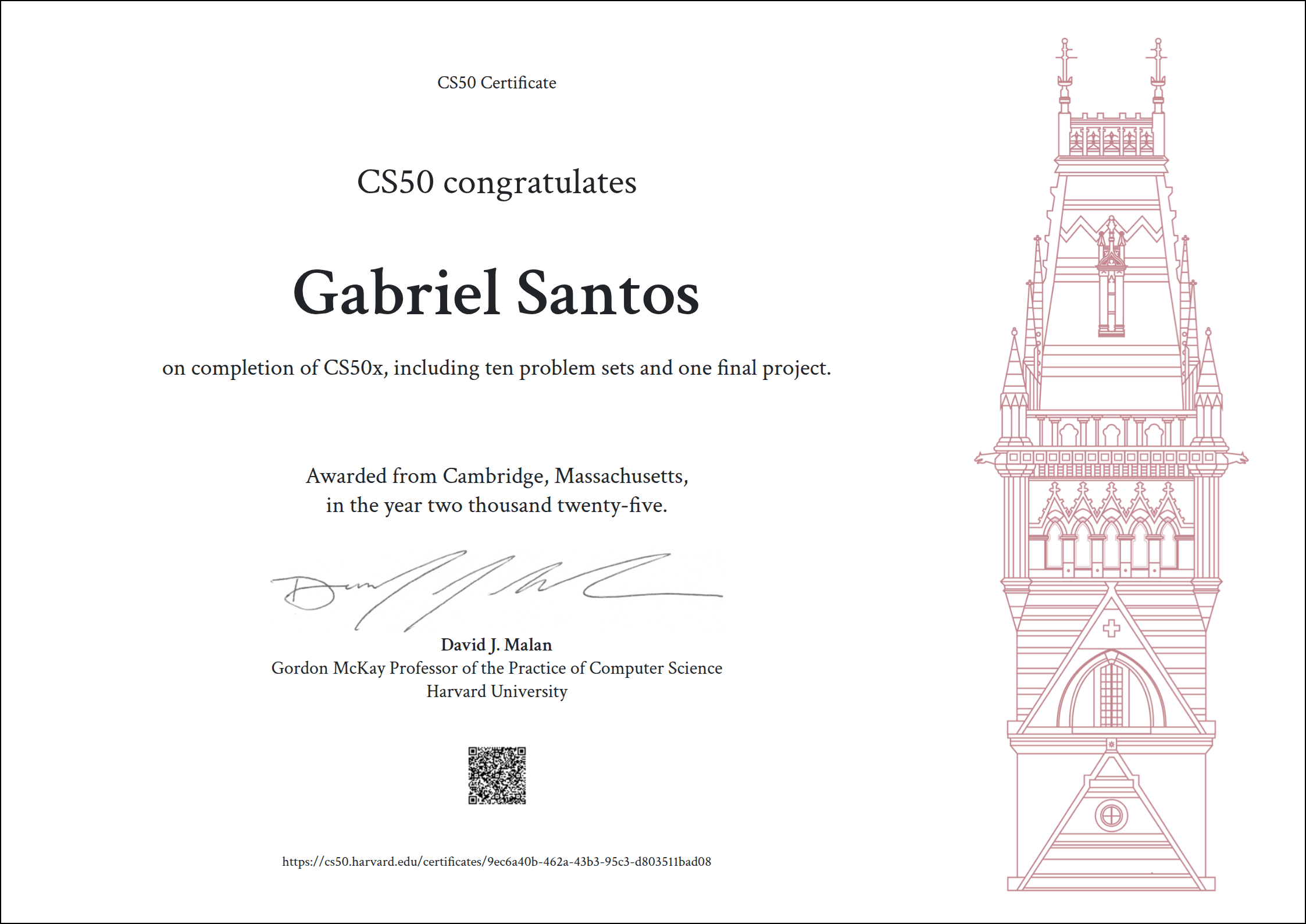 CS50x: Introduction to Computer Science