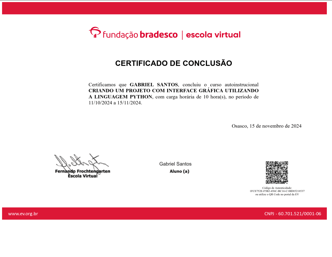 Criando um projeto com interface gráfica utilizando a linguagem python.