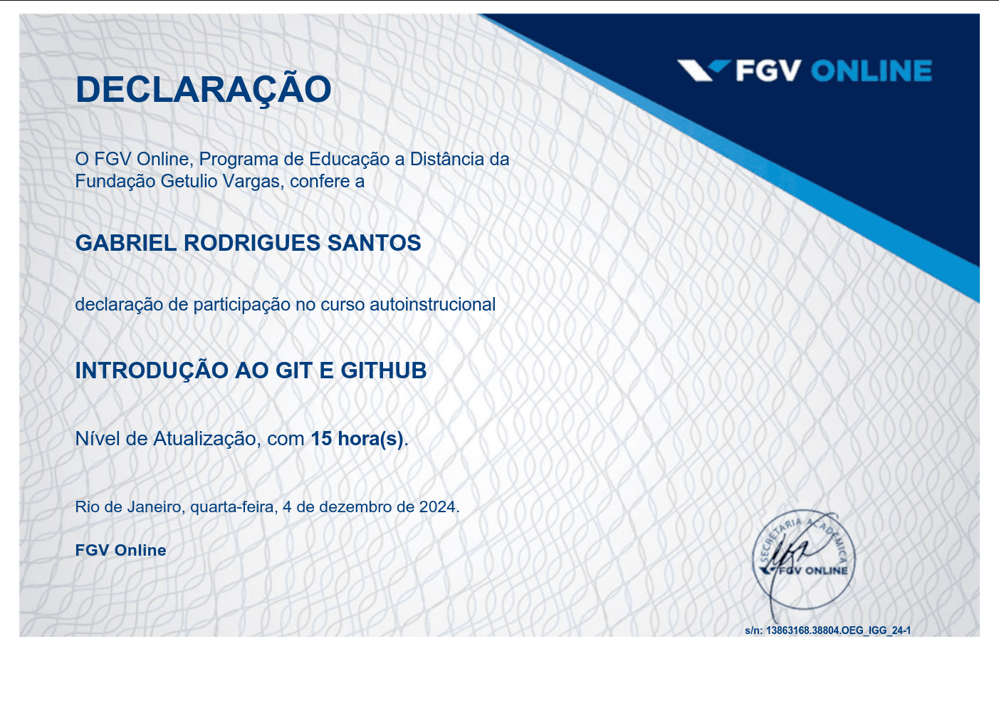 Introdução ao git e github.