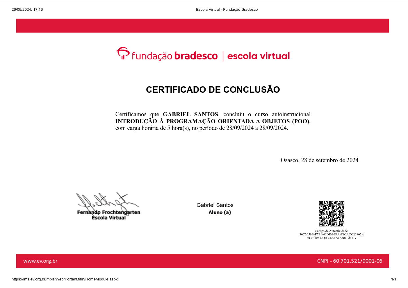 Introdução a programação orientada a objetos (POO)